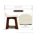 고품질 현대 디자인 목재 의자 바 의자